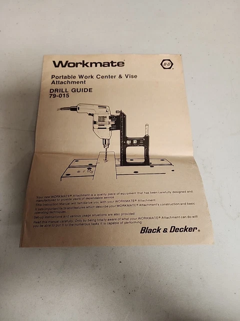 Guía de taladro de accesorio de visor y centro de trabajo portátil U6 Workmate 79-015 C25