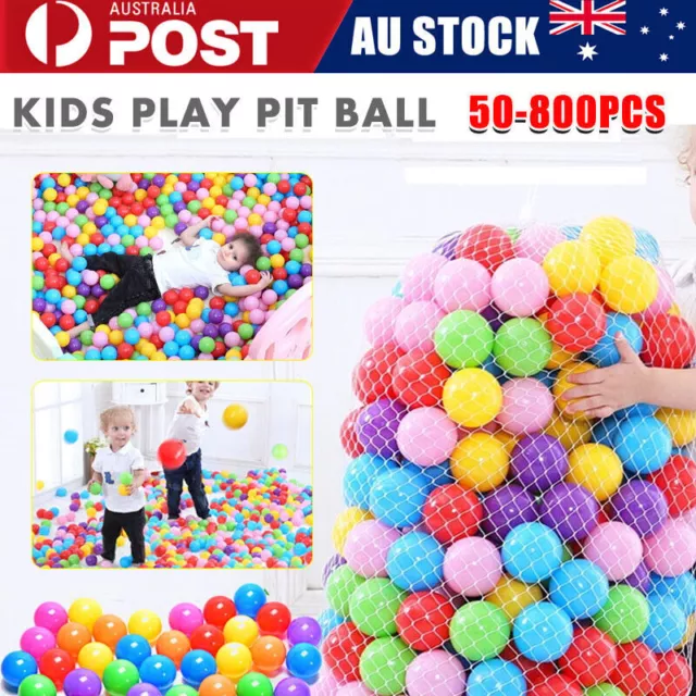 1000pcs Kids Ball Pit Ocean Balls Play Plastic Soft Toy Colourful Playpen Tent