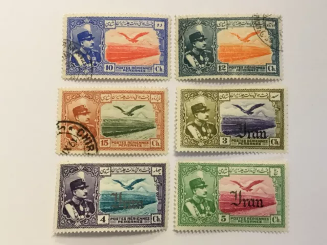 old stamps  MIDDLE EAST   x  6 air post