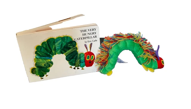 THE VERY HUNGRY Caterpillar Board Book and Plush Baby Toy World Of Eric ...