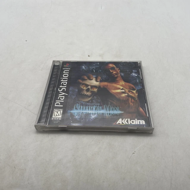 SHADOW MAN (SONY PlayStation 1, 1999) PS1 Black Label Complete CIB