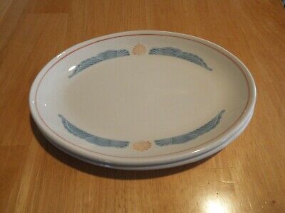 2 8" SMALL OVAL DISHES OR PLATES--Homer Laughlin--FREE SHIPPING