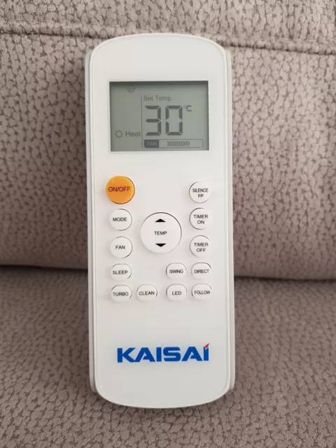 MANDO ORIGINAL,KAISAI,MIDEA,RG57A6,RG57A6(B)BGEF,Aire Acondicionado,Remote 