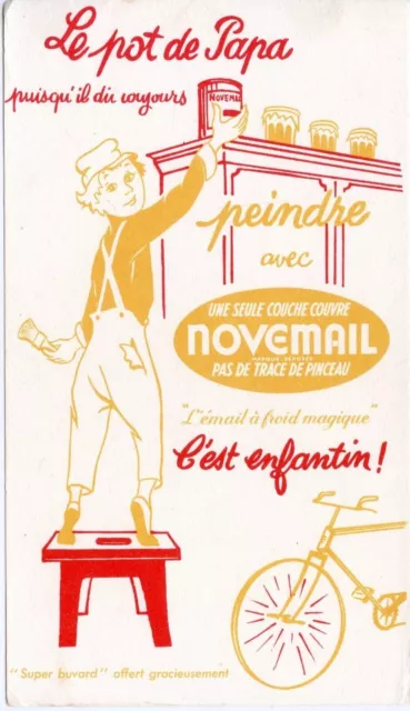 Buvard Publicitaire / La Peinture Novemail