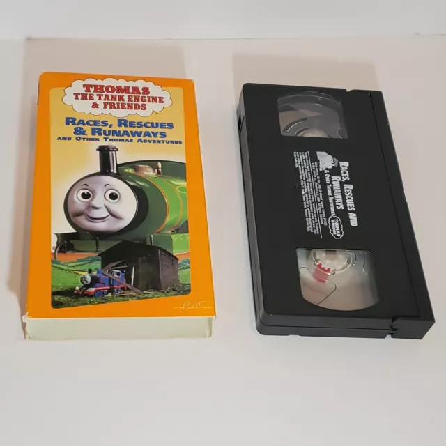 THOMAS THE TANK Engine & Friends VHS - Races, Rescues, and Runaways ...