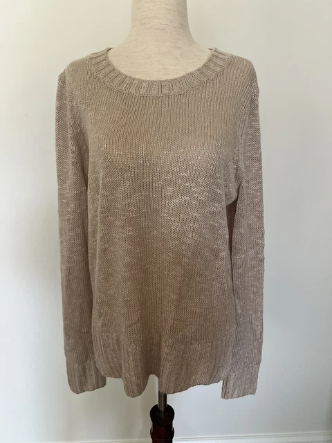 Pinque axelia textured online crew neck pullover