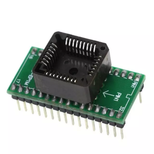 1pcs PLCC32 to DIP32 USB Universal Programmer IC Adapter Tester .zy