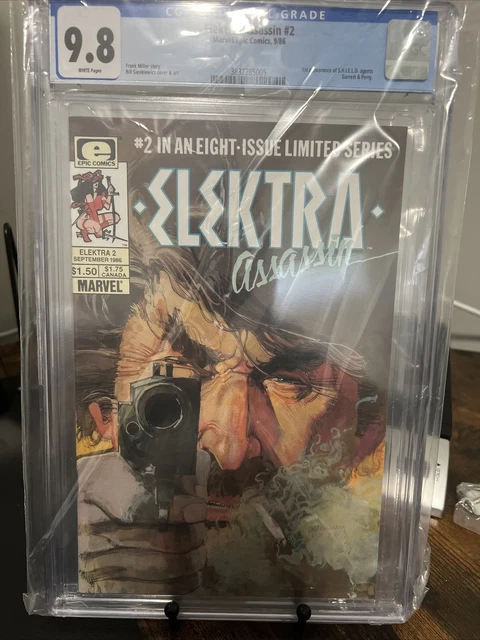 Elektra Assassin 2 - Marvel/Epic - CGC 9.8 White pages - 1986