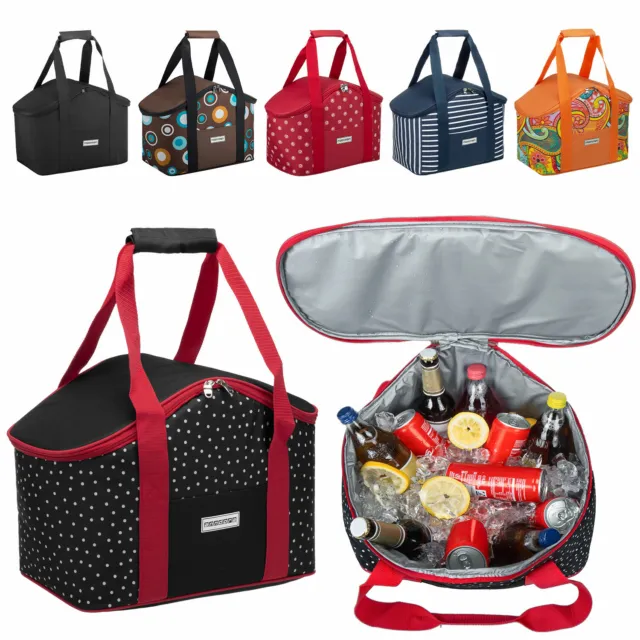 anndora® Kühltasche Picknicktasche 20 Liter Isoliertasche Einkaufstasche Kühlbox