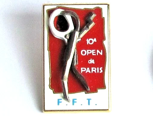 Pin's Roland Garros 92 - Magazine Officiel Signé FFT - Vintage Tennis