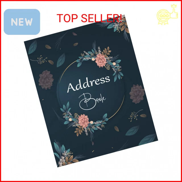 Address Book: Large Print Address Book with Tabs, More than 300 Entry Spaces!