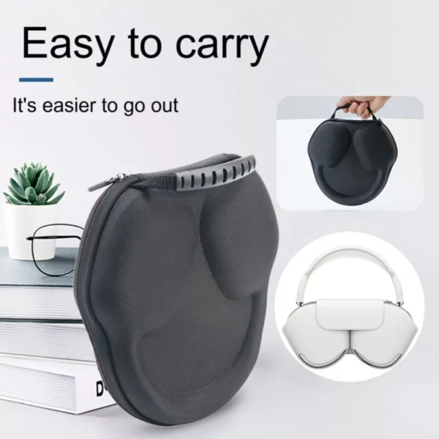 Black Carrying Case Sound Protection Headphones Bag for AirPods Max Travel