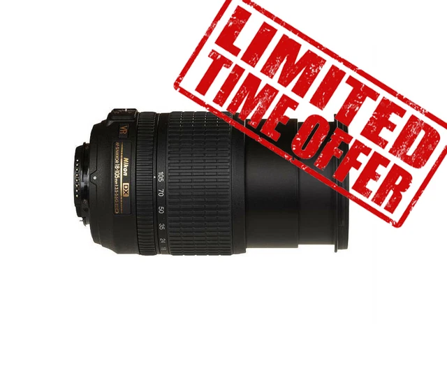 Nikon 18-105mm f/3.5-5.6G ED VR AF-S DX Nikkor Autofocus Lens