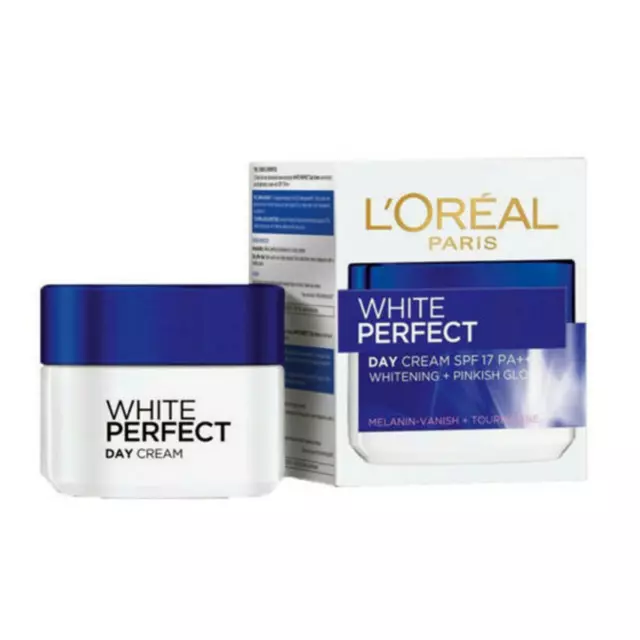 LOREAL WHITE PERFECT DAY CREAM SPF17 PA++ Whitening + Even Tone 50 g. 3