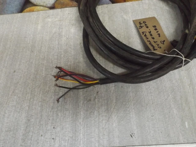 JOHNSON/EVINRUDE OUTBOARD WIRING loom engine to control. 8 wires 4 m ...