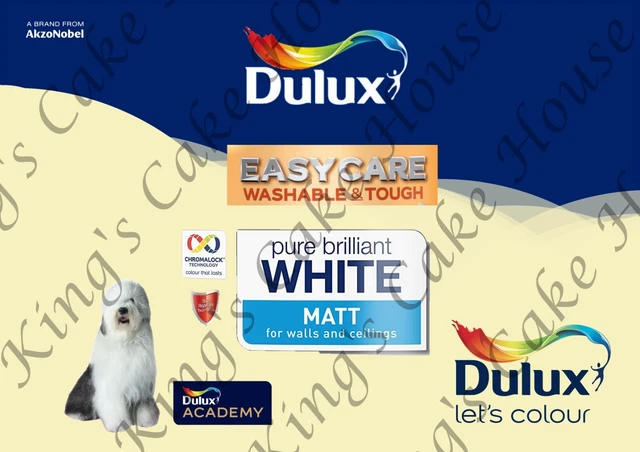 PAINT CAN DULUX edible cake wrap, set of 2 icing sheets, a front and a ...