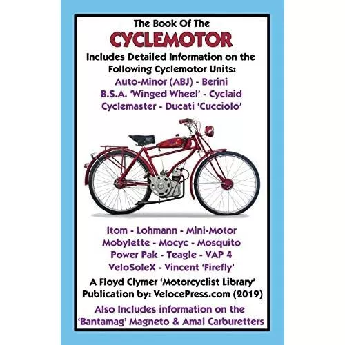 Book of the Cyclemotor by F Leigh (Paperback, 2019) - Paperback NEW F Leigh 2019