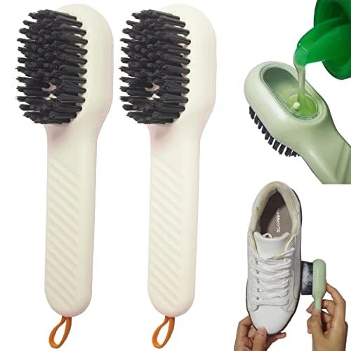 Multifunctional Liquid Shoe Brush With Liquid Box Adding Liquid Filled Shoe...