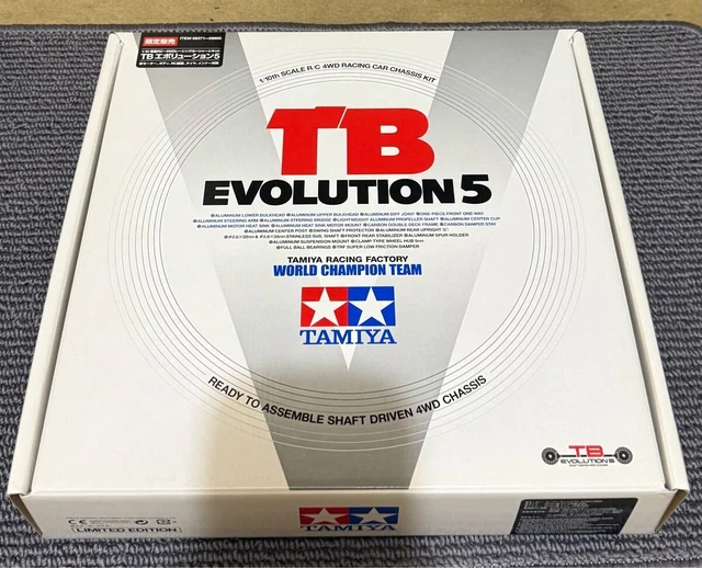 TAMIYA TB EVOLUTION V Chassis Kit New Unassembled TB Evolution 5 RC Car ...