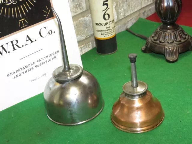 Vintage Eagle Oiler, G.L. Welded Oiler, Thumb Pump Oil Cans  Mechanics Tool
