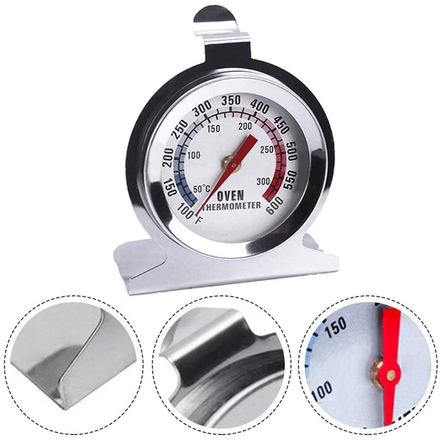 Dauerhaft Ofenthermometer Messgerät 50-300 ° C. Backen Edelstahl Ersatz