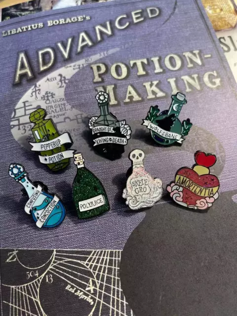 Harry Potter Various Magic Potion Enamel Pin Badge Brooch AU STOCK FREE SHIPPING