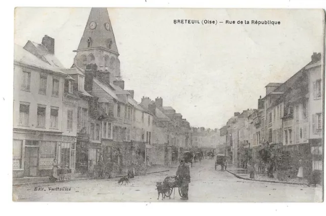 BRETEUIL (60) rue de la republique small chien harness animation
