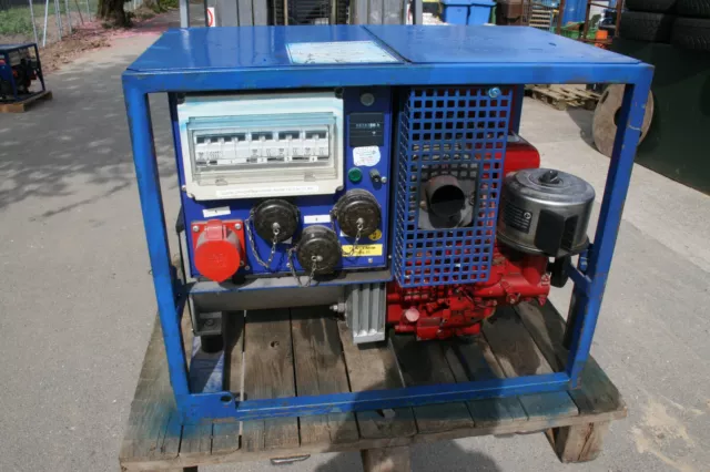 Stromerzeuger 5KVA 4KW 3x230V 1x 400V aus THW-Depot geprüft mit Garantie 141Std
