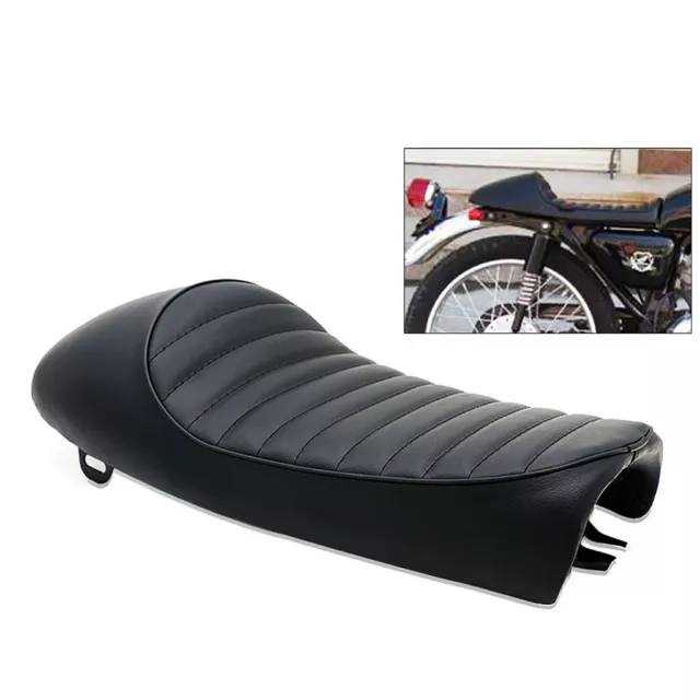 Black  Cafe Racer Seat Saddle Suitable for Yamaha SR400 SR500 XJ XS KZ