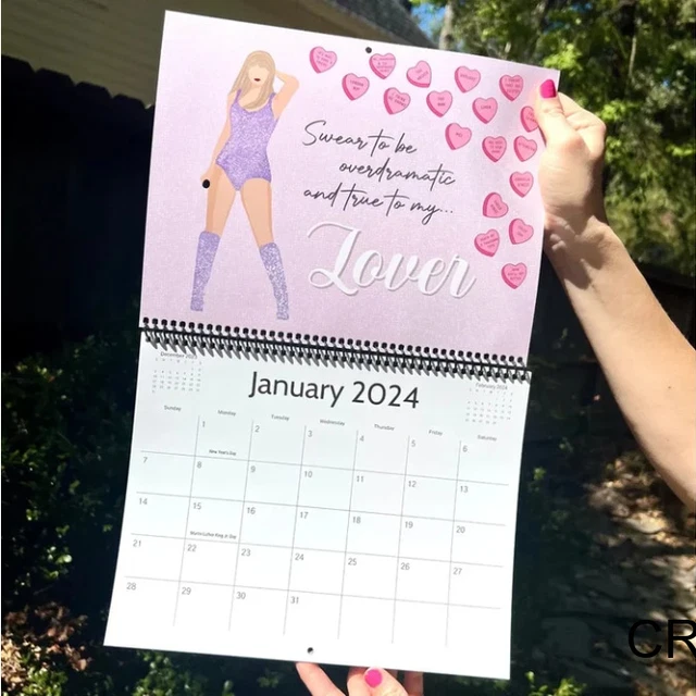 TAYLOR SWIFT ERAS Tour Calendar (2024) The Eras Tour 2024 Calendar Go