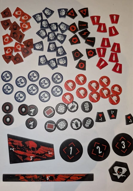 WARHAMMER 40K KILL Team Hivestorm Token Sheet (Popped out) £5.92 ...