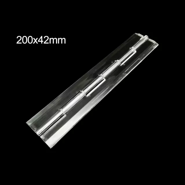 Clear Transparent Acrylic Plastic Hinge Box Case Piano Plexiglass Hinge 8 sizes