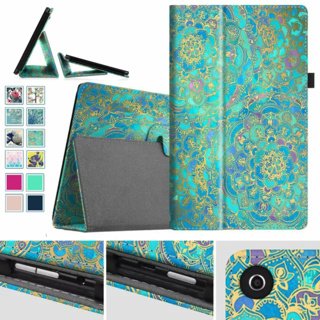 For All-New Amazon Fire HD 10 9th Gen 2019 Folio Case Cover Stand w/ Wake Sleep