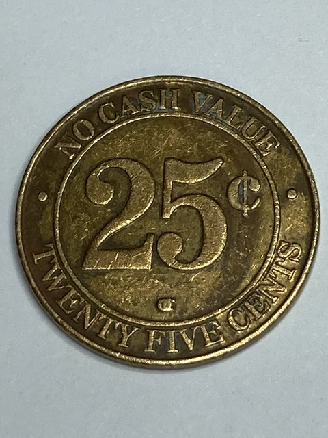 MAIN STREET CAR WASH TOKEN BOYNTON BEACH FLORIDA OBSOLETE #qb1