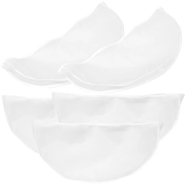 5 Pcs Weiß Peva Anzug Abdeckung Schulterbedeckungen Für Kleidung