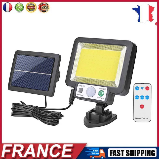 Applique Solaire Extérieure Étanche Capteur de Mouvement Lampe de Jardin Extérie