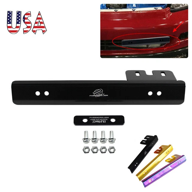 for Honda Civic JDM Front Relocator Bracket Adapter License Plate Frame Bracket