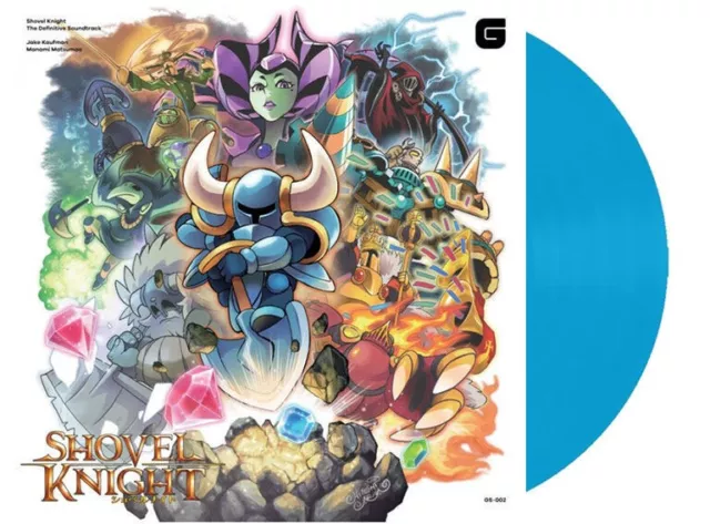 Vinyle Shovel Knight The Definitive Soundtrack By Jake Kaufman (2Lp Blue) New 3