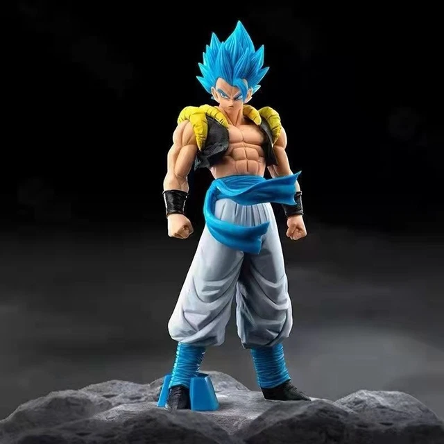 Statue Goku Super Saiyan Blue Sur Base De Glace – Dragon Ball – 33cm