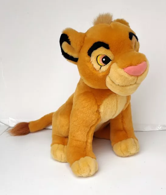 Disney Store Young Simba Plush Toy Stuffed Animal Lion King 13"