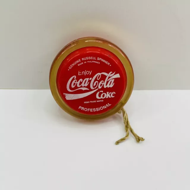 Vintage Genuine Russell Spinner Professional Red Coca Cola Yo-yo Retro 80s 90s