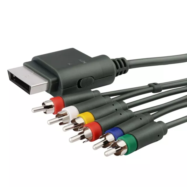 HD TV Component Composite Audio Video AV Cable Cord for Microsoft Xbox 360