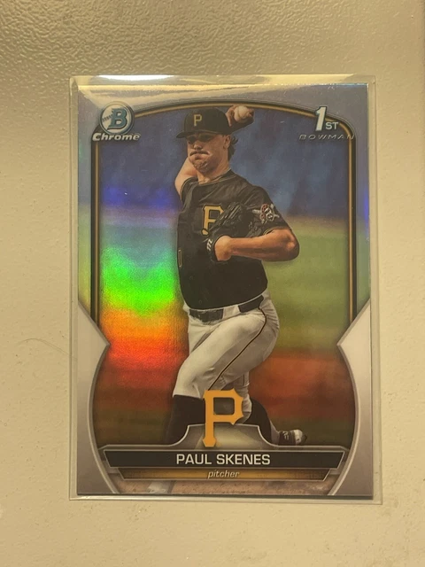 2023 BOWMAN DRAFT Paul Skenes 1° Prospect Cromato Auto #CDA-PS Pirates - Foto 12