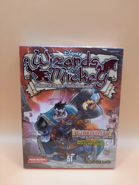 WIZARDS OF MICKEY Gioco Di Carte Collezionabili MAZZO BASE - GAMBADILEGNO SEALED