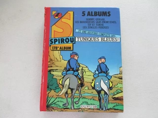 JOURNAL DE SPIROU ALBUM RECUEIL N°178 état usagé/BE le dos fendu a été recollé