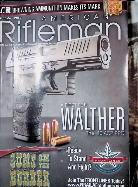 American Rifleman Magazine October 2016 Bushnell Elite 1 Mile CONX Combo