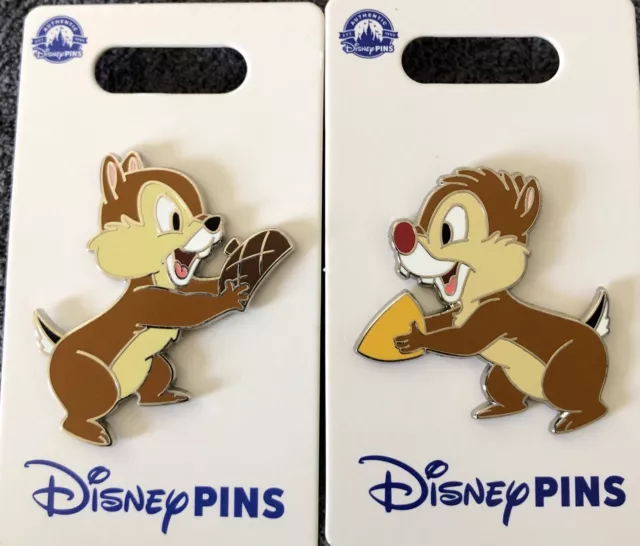 Disney Parks Chip & Dale Acorn 2 Pins