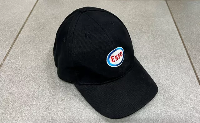 Esso Sponsor Peugeot Velo Cycling Sport Auto F1 Formula 1 Black Cap 3