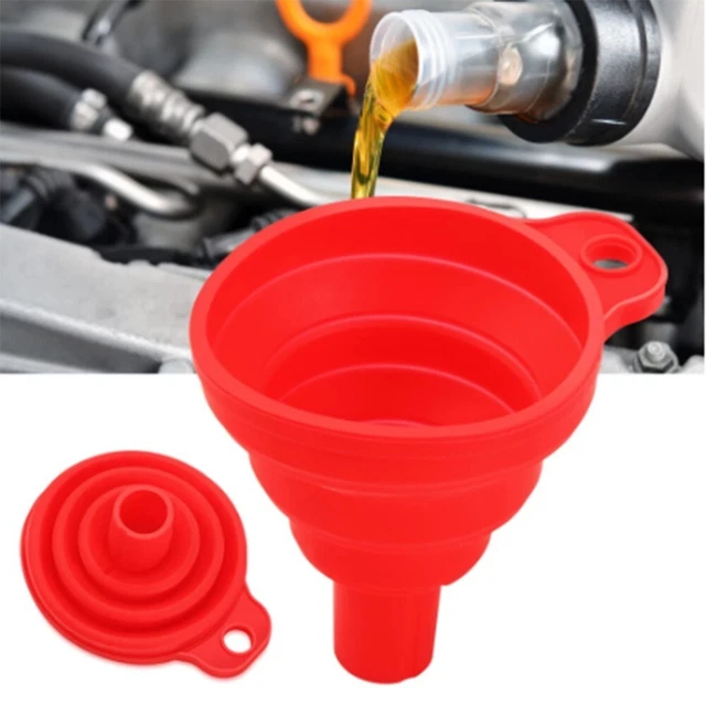 Invertitore auto pieghevole per riempimento olio motore e refrigerante ideale per sottofondo