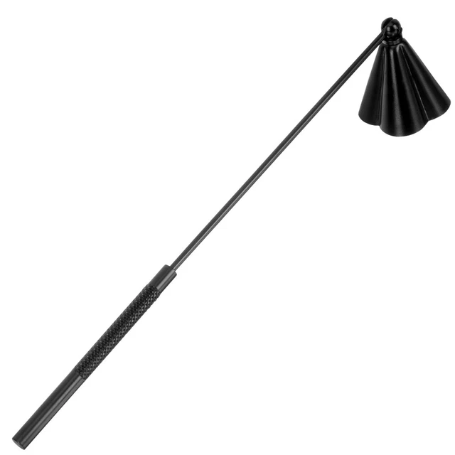 Lyivisk Kerzenlöscher Mit Langem Griff | Elegante Glockenform Aus Metall | 24 Cm